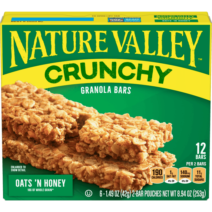 Nature valley granola bars nutrition facts