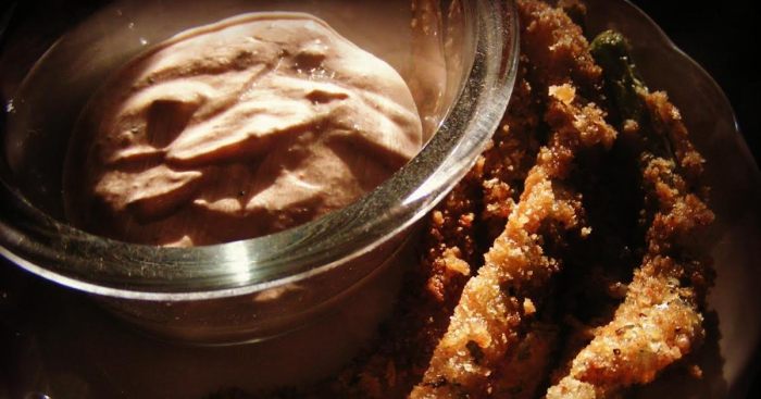 Fried green bean dipping sauce recipe