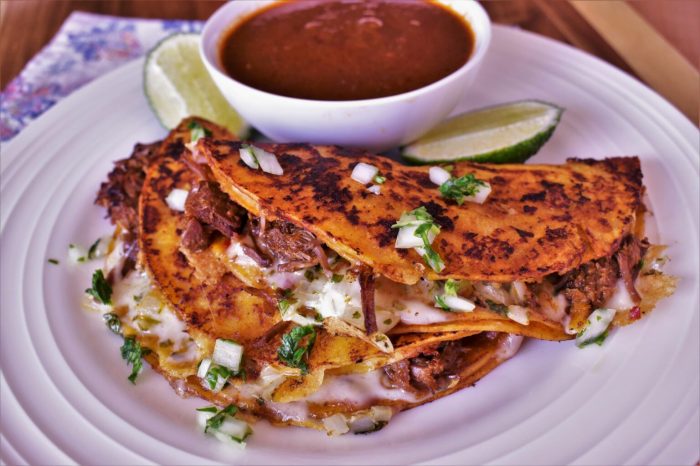 Easy birria tacos recipe with enchilada sauce