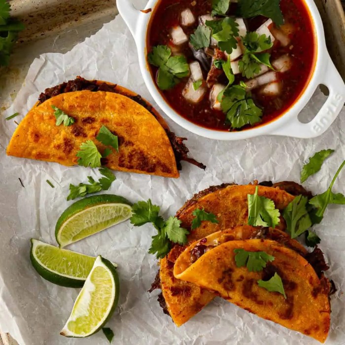 Easy birria tacos recipe with enchilada sauce