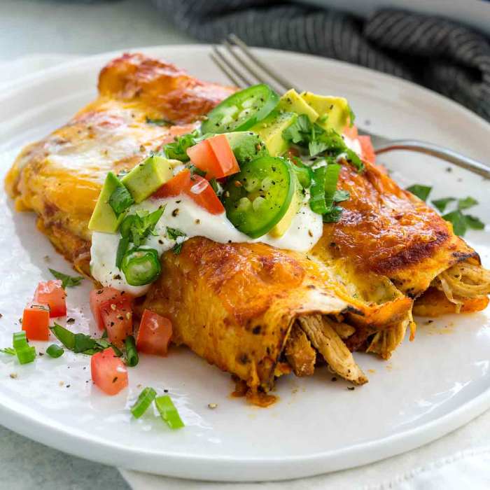 Chicken easy enchiladas recipe enchilada recipes awickedwhisk homemade flavor cheese sauce beans seconds spice thirds explosion bite going every back