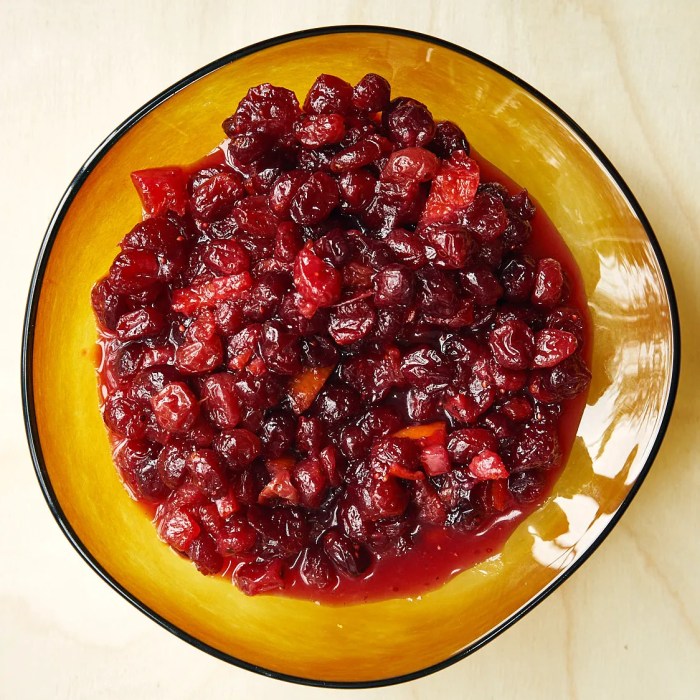 Fresh cranberry sauce recipe with orange