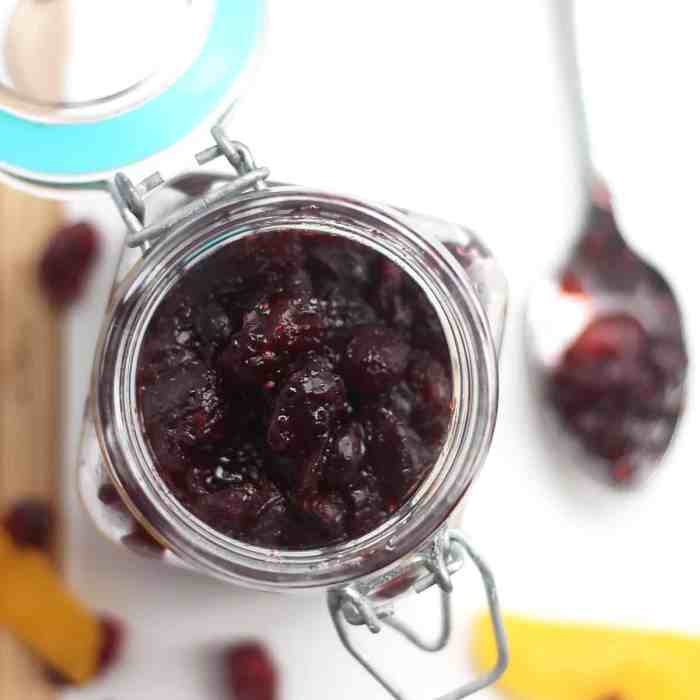 Dried cranberry sauce recipe