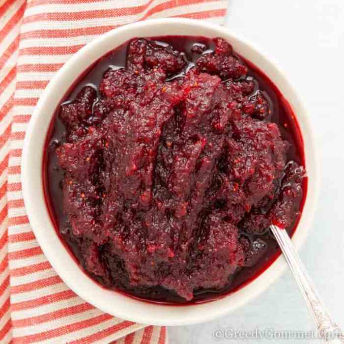 Cranberry sauce cinnamon thechunkychef chunky