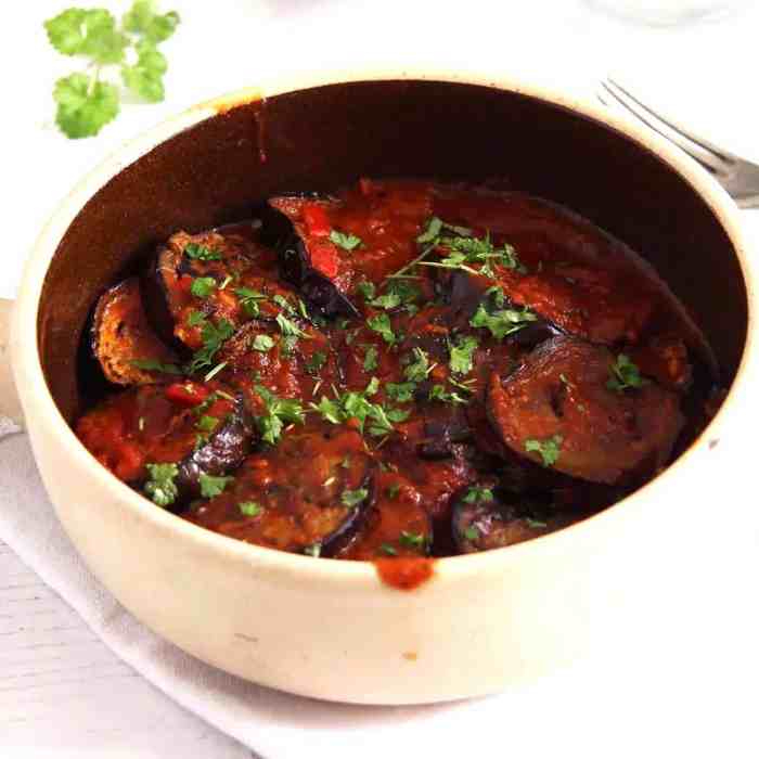 Eggplant in tomato sauce recipe