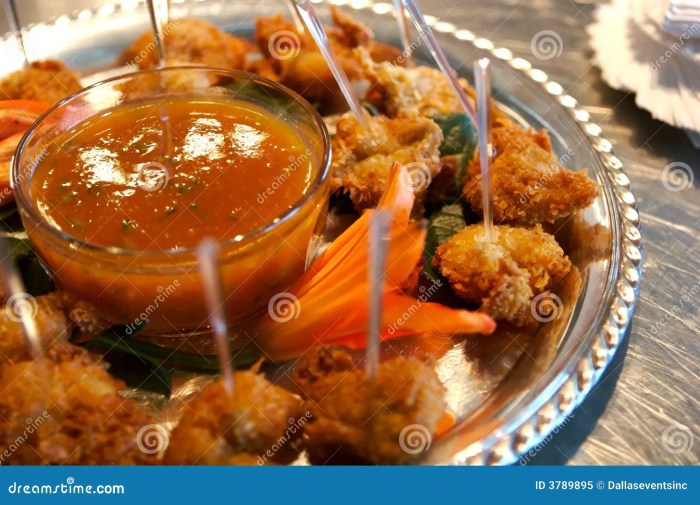 Sauce dipping shrimp fried stock royalty preview