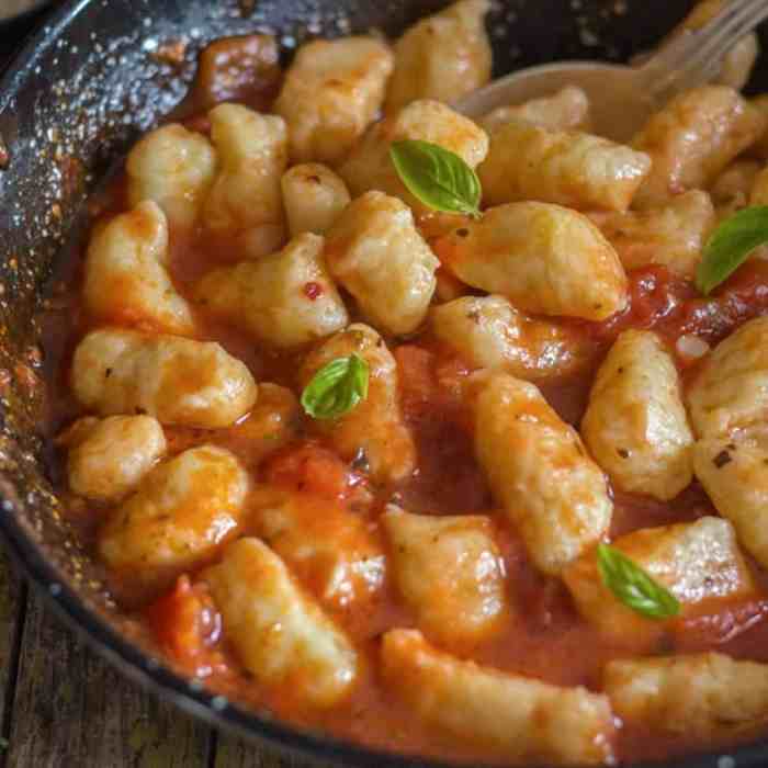 Gnocchi red sauce recipe