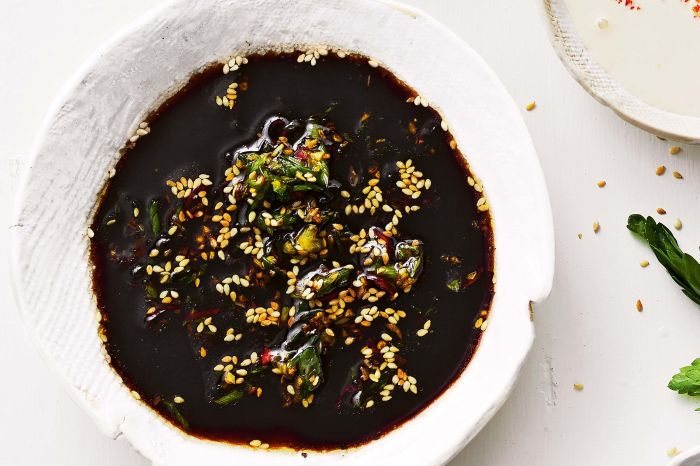 Dipping soy sauce recipe