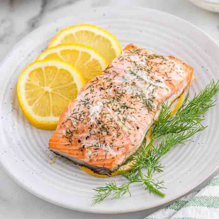 Dill sauce salmon recipe