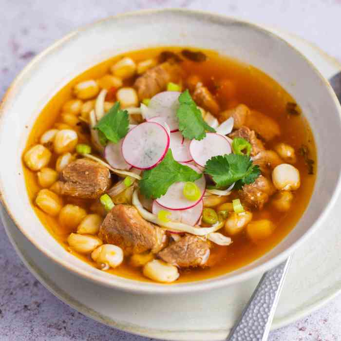 Easy pork posole recipe with enchilada sauce